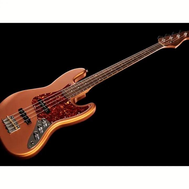 La basse électrique Harley Benton JB-25TH Firemist : Comparatif, Test & Avis