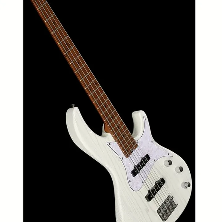 La basse électrique Harley Benton JJ-45OP White Test et Avis