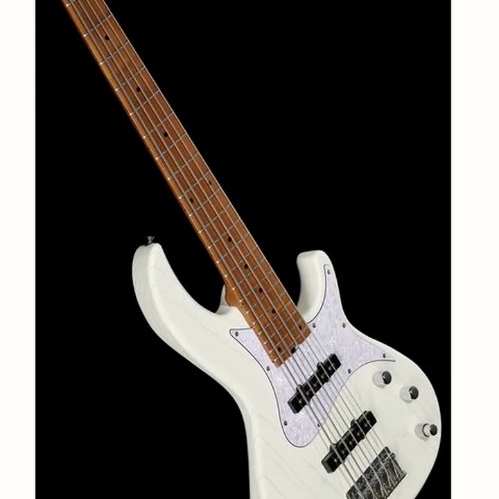 La basse électrique Harley Benton JJ-55OP White – Test et Avis