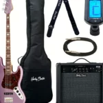 La basse électrique Harley Benton MV-4JB Burgundy Mist Set Avis, Comparatif & Test