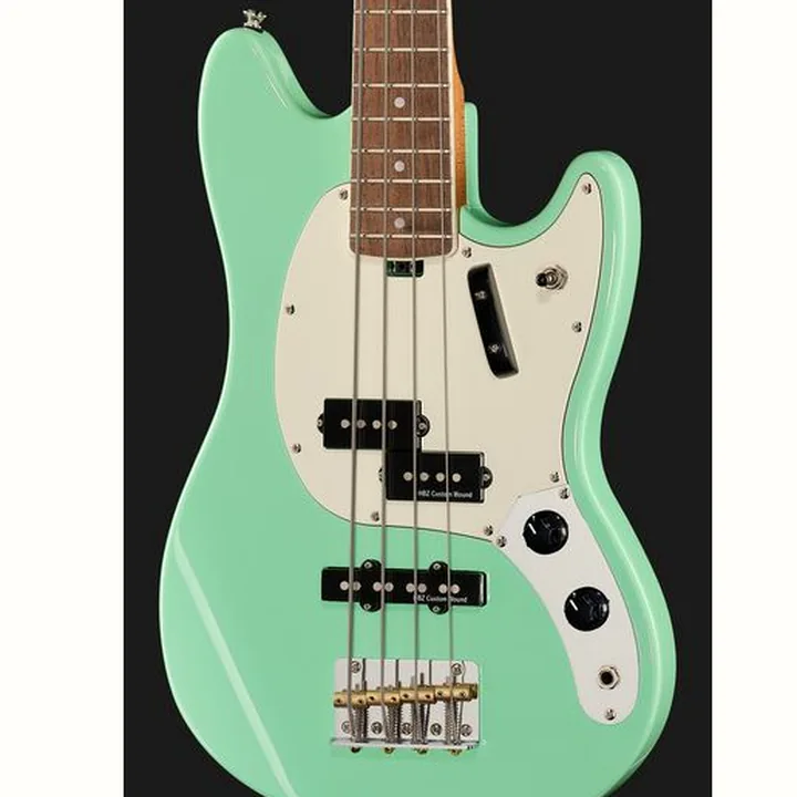 La basse électrique Harley Benton MV-4MSB Seafoam Green w/Case Avis et Test