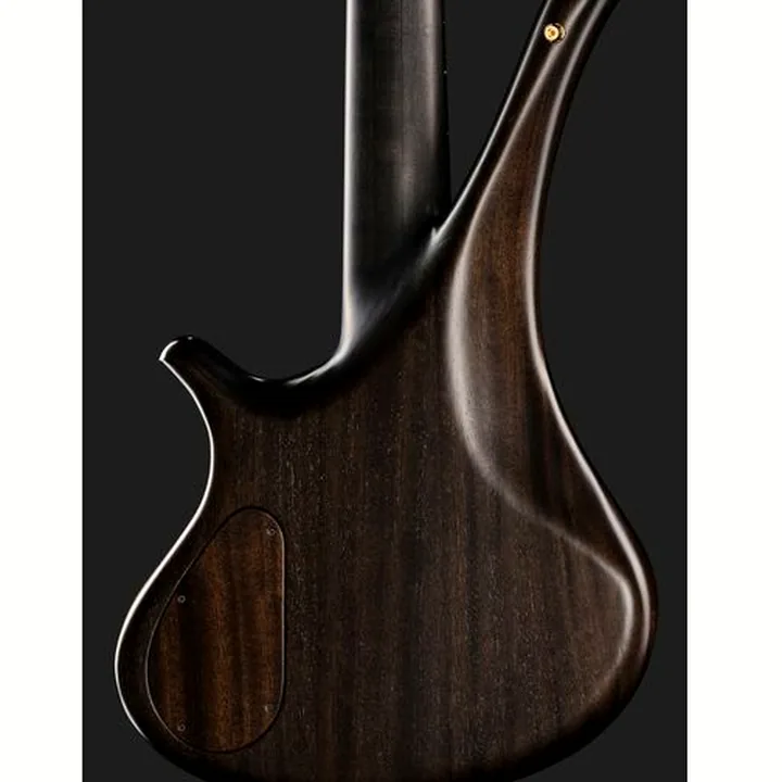 La basse électrique Marleaux Diva 5 Flamed Maple BKB – Avis & Test