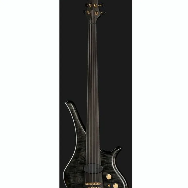 La basse électrique Marleaux Diva 5 Flamed Maple BKB – Avis & Test