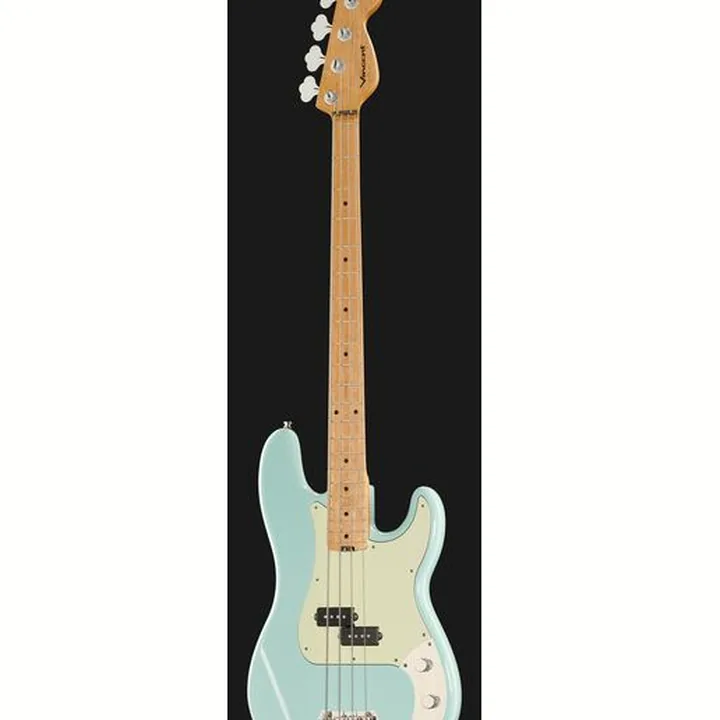 La basse électrique Vincent Bass Guitars Akkurat 4 Celeste Test et Avis
