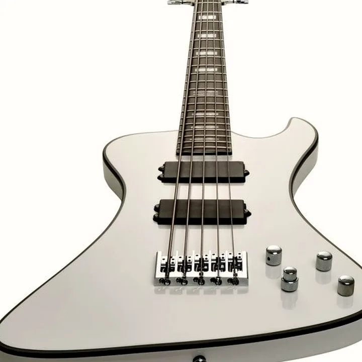La basse Hagstrom Nekromant 5 White Gloss , Avis, Test et Comparatif