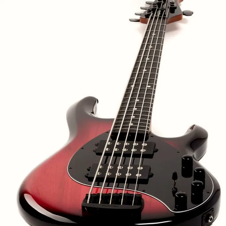 La basse Music Man Stingray 5 Sp HH Raspberry / Comparatif, Avis et Test
