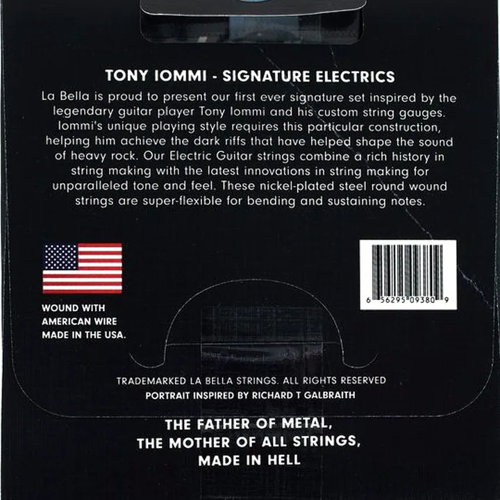 La Bella Tony Iommi D# Tuning / Test, Avis