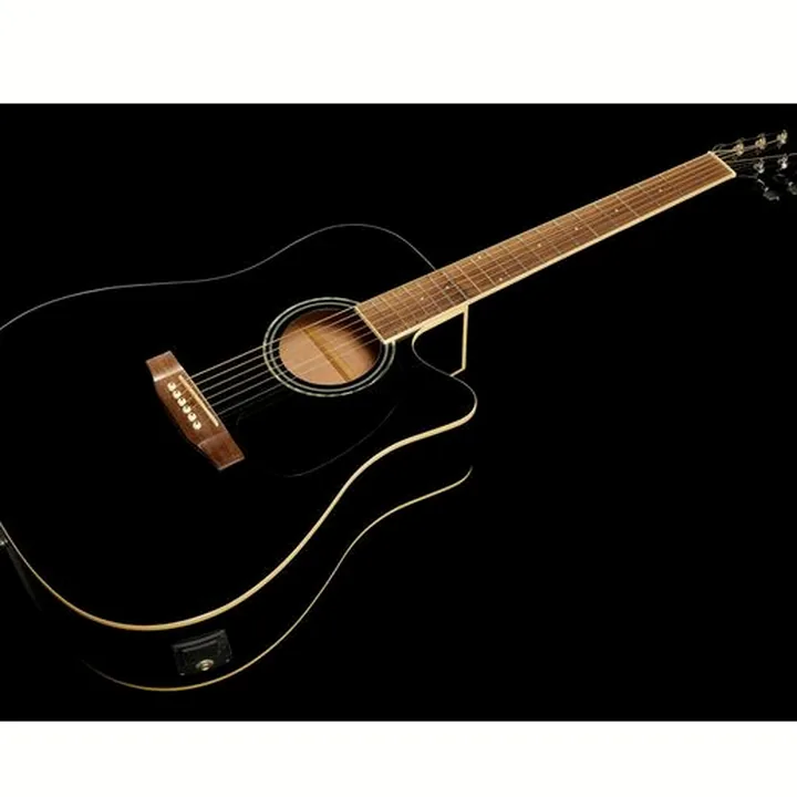 La guitare acoustique Harley Benton CLD-60SCE BK Custom Line / Avis, Comparatif et Test