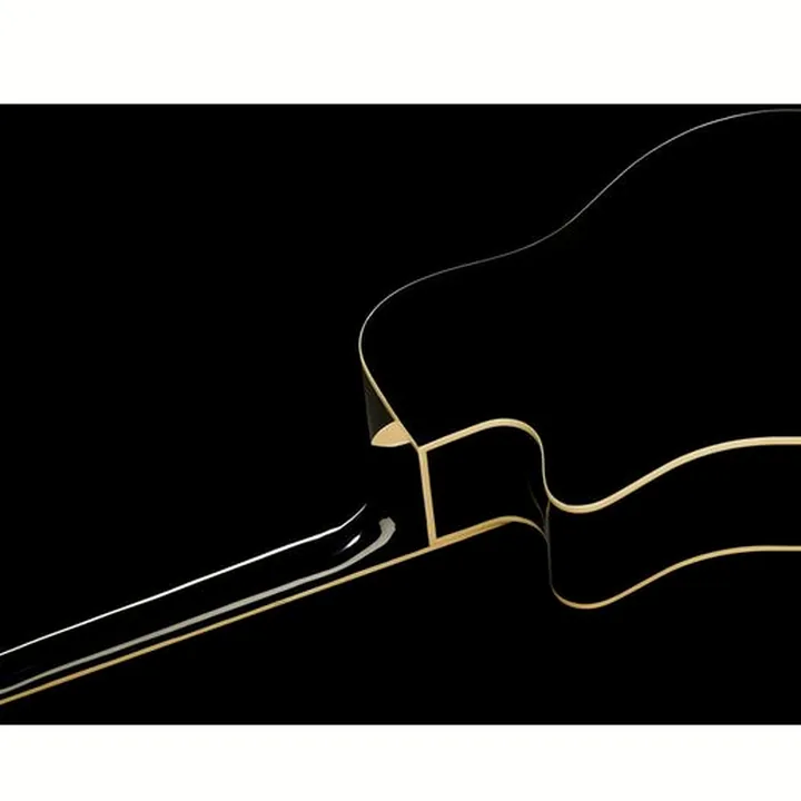 La guitare acoustique Harley Benton CLD-60SCE BK Custom Line / Avis, Comparatif et Test