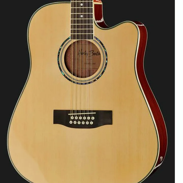 La guitare acoustique Harley Benton D-200CE-12NT : Comparatif, Avis et Test