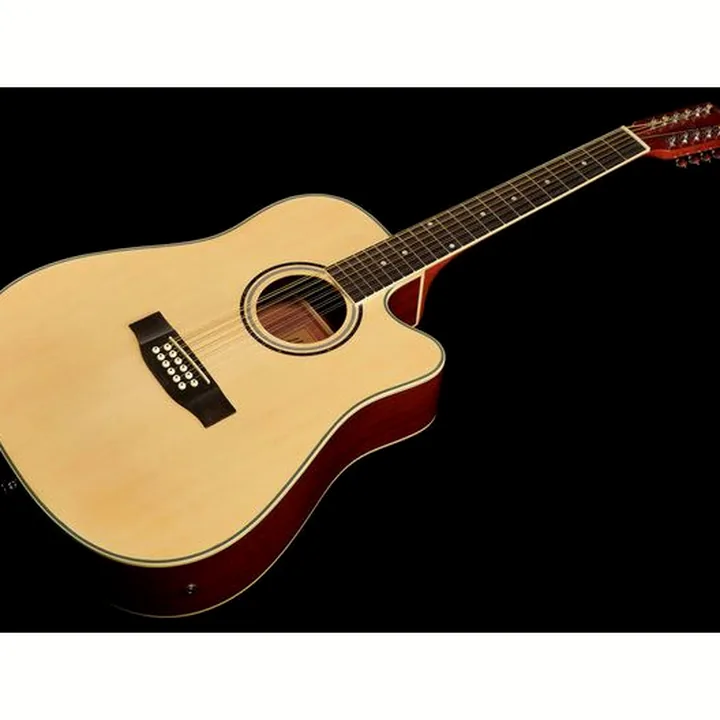 La guitare acoustique Harley Benton D-200CE-12NT : Comparatif, Avis et Test