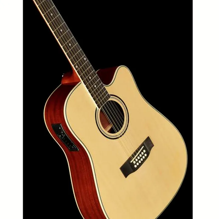 La guitare acoustique Harley Benton D-200CE-12NT : Comparatif, Avis et Test