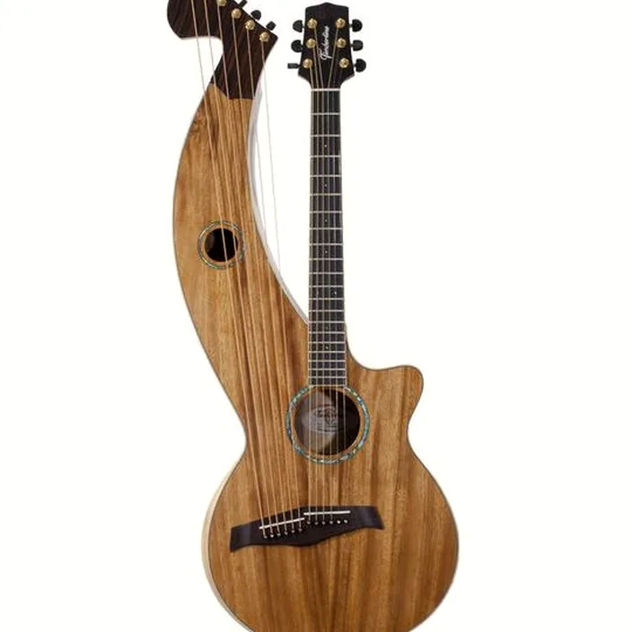 Guitare Acoustique Timberline Guitars T60HGc-e Harp Guitar