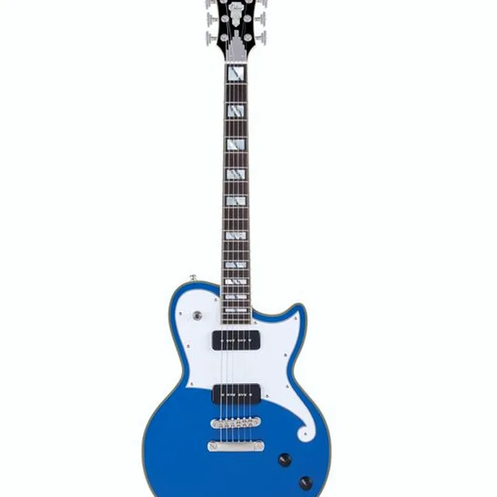 Guitare électrique DAngelico Deluxe Atlantic LE Sapphire