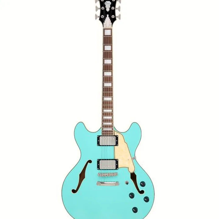 Guitare DAngelico Premier DC Surf Green
