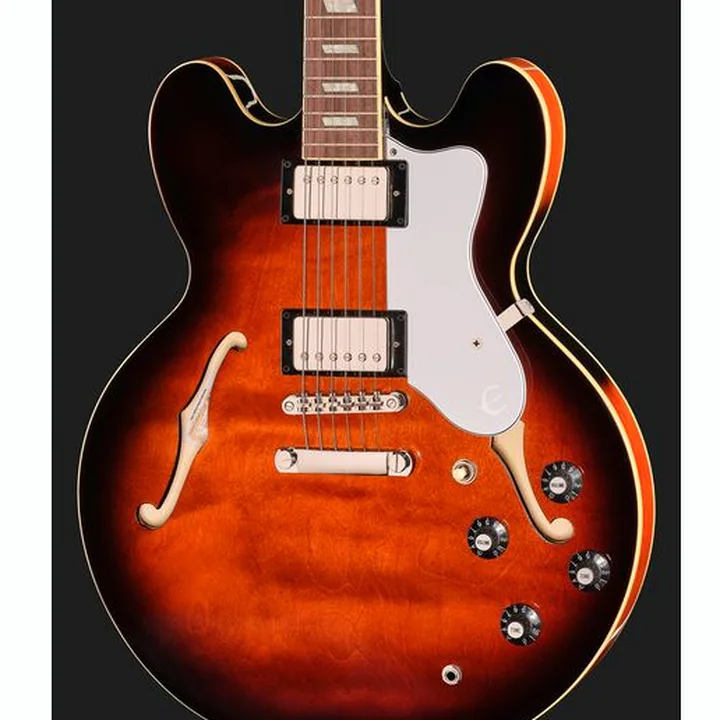 La guitare électrique Epiphone Bonehead Riviera DTSB Test, Avis