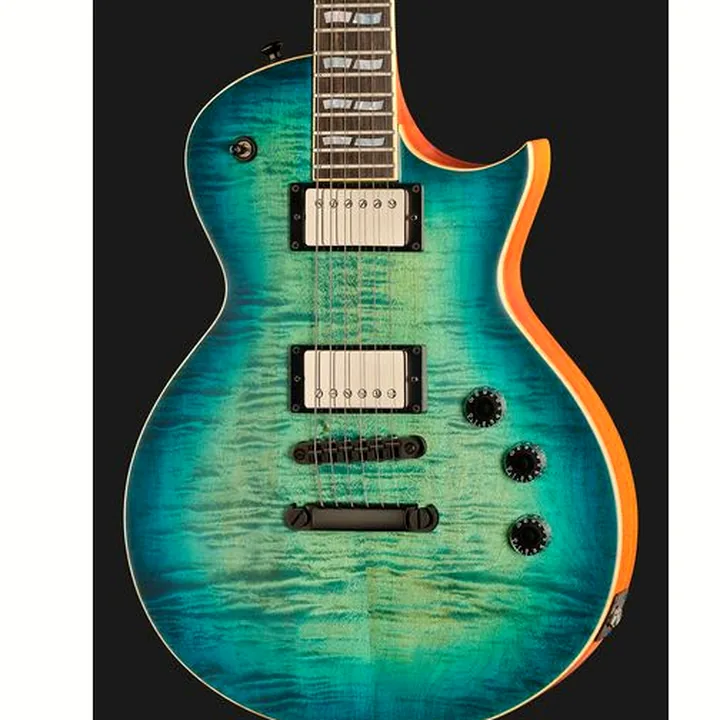 La guitare électrique ESP Eclipse USA Aqua Marine SB , Test, Comparatif, Avis
