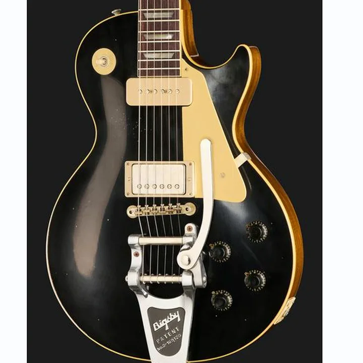La guitare électrique Gibson Les Paul 56 Ebony Bigsby LA – Test, Comparatif & Avis