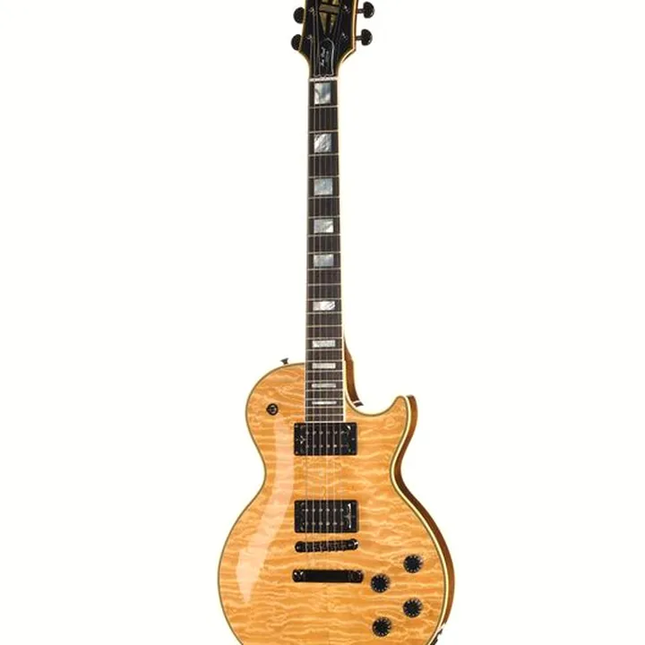 La guitare électrique Gibson Les Paul Custom HPT QAN : Test & Avis