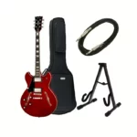 La guitare électrique Harley Benton HB-35Plus LH Cherry Bundle – Avis et Test