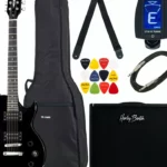 La guitare électrique Harley Benton SC-200BK DNAFX AmP20 Set Test, Avis & Comparatif