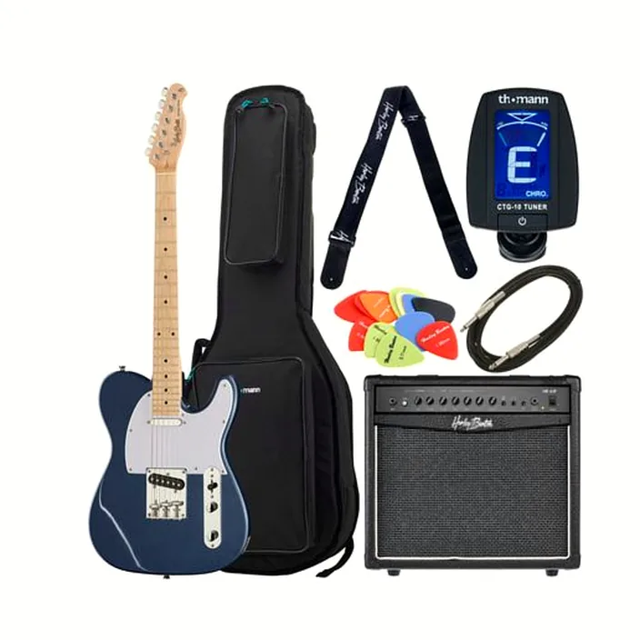 Guitare électrique Harley Benton TE-20MN BM Standard Bundle