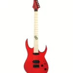 La guitare électrique Solar Guitars SB1.6HFBR Flame Blood Red / Avis, Test & Comparatif