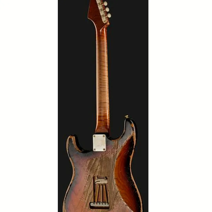 La guitare Fender 50 Strat 3TS Ultra Relic MBAH Test et Avis