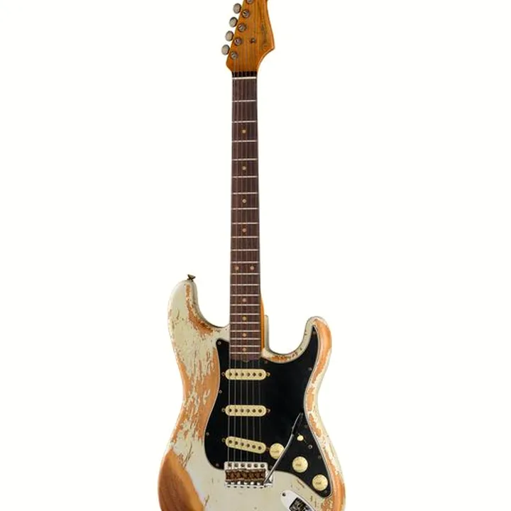 Guitare Fender Strat Roasted Dual-Mag OW LTD