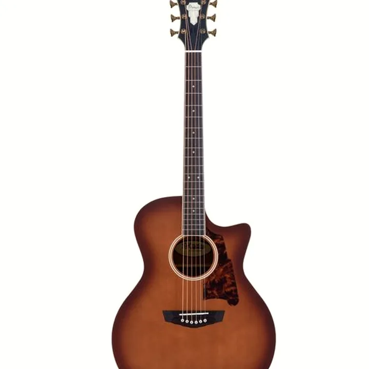La guitare folk DAngelico Premier Gramercy Caramel Burst , Avis & Test