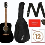 La guitare folk Fender FA-115 II BK Dreadnought Pack – Avis, Test & Comparatif