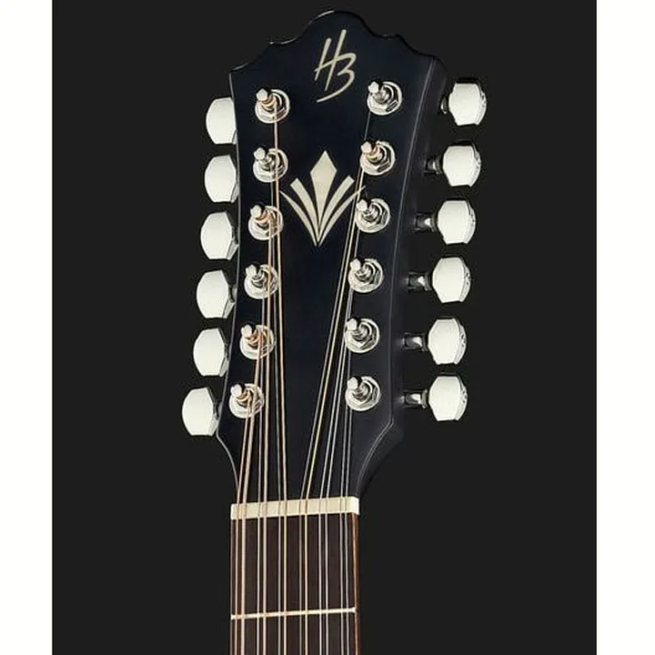 La guitare folk Harley Benton Custom Line CLD-10SCE-12BKS – Avis, Test et Comparatif