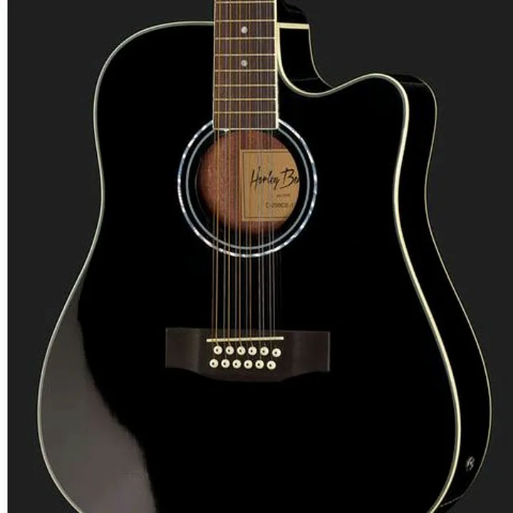 La guitare Harley Benton D-200CE-12BK , Test, Avis & Comparatif