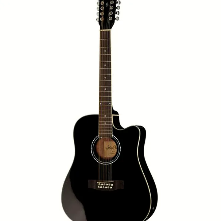 Guitare Harley Benton D-200CE-12BK