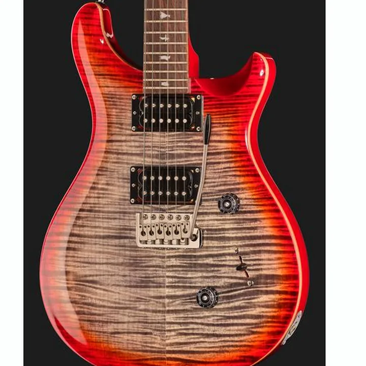 La guitare PRS SE Custom 24 Charcoal Cherry B : Avis, Comparatif & Test