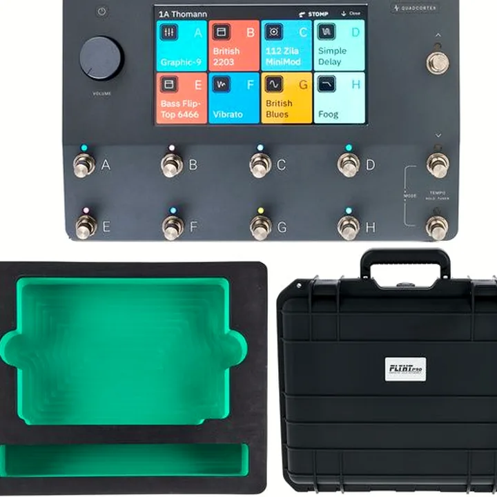 Pédale Neural DSP Quad Cortex Inlay Case Bundle