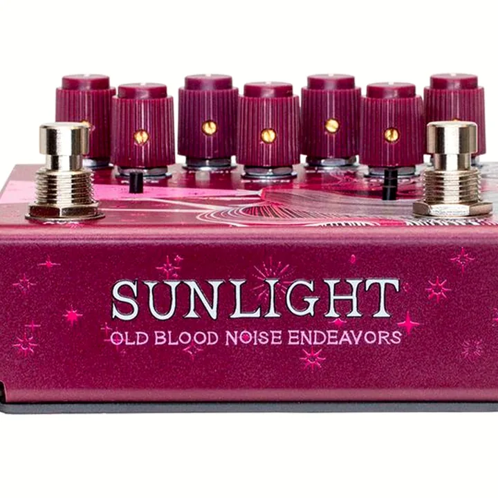 La pédale Old Blood Noise Endeavors Sunlight Stereo Reverb Maroon / Comparatif, Avis, Test