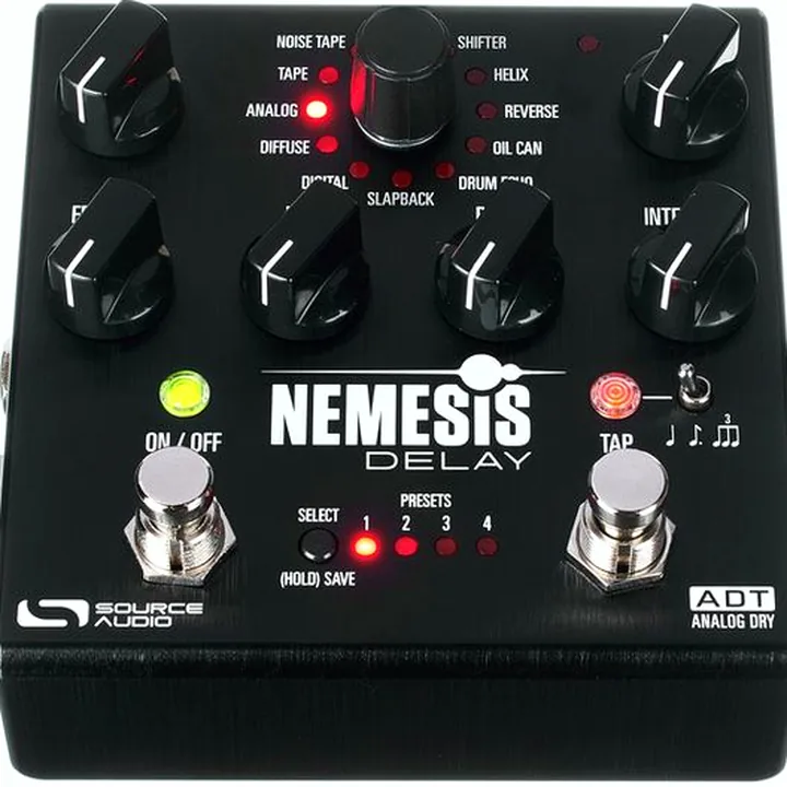 La pédale Source Audio One Series Nemesis Delay ADT : Avis, Comparatif et Test