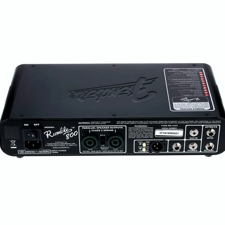 La tête d’amplification Fender Rumble 800HD , Avis & Test