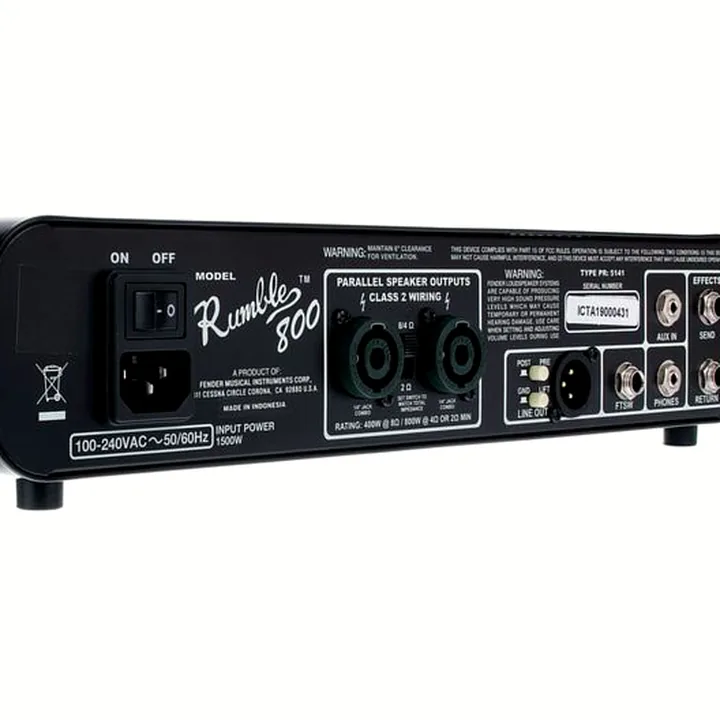La tête d’amplification Fender Rumble 800HD , Avis & Test