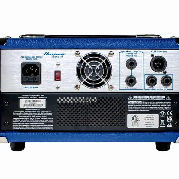 La tête d’amplification pour basse électrique Ampeg Micro-VR Stack LTD Blue Avis & Test