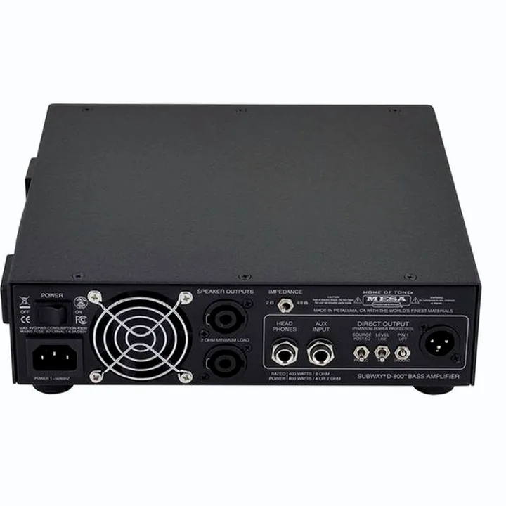 La tête d’amplification pour basse électrique Mesa Boogie Subway D-800 Test, Comparatif et Avis