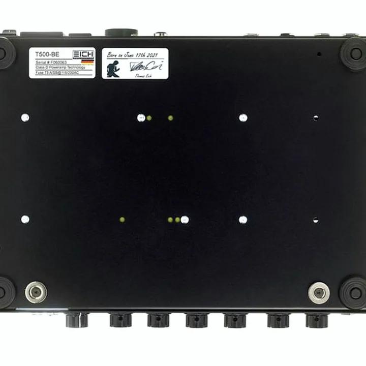 L’ampli pour basse Eich Amplification T500 Black Edition / Avis, Comparatif et Test