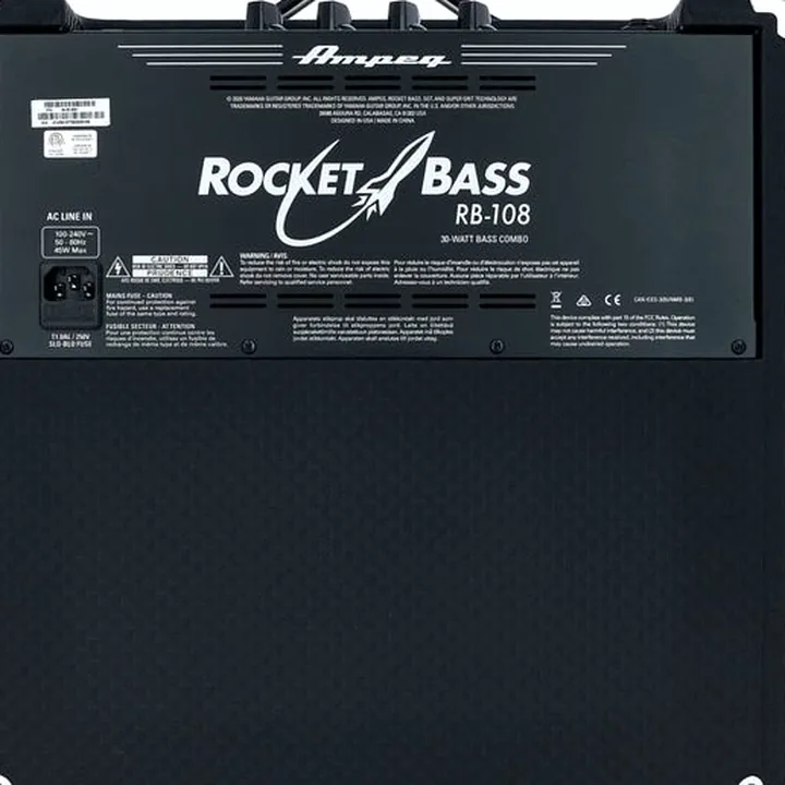 Le combo pour basse Ampeg RB-108 Avis, Test