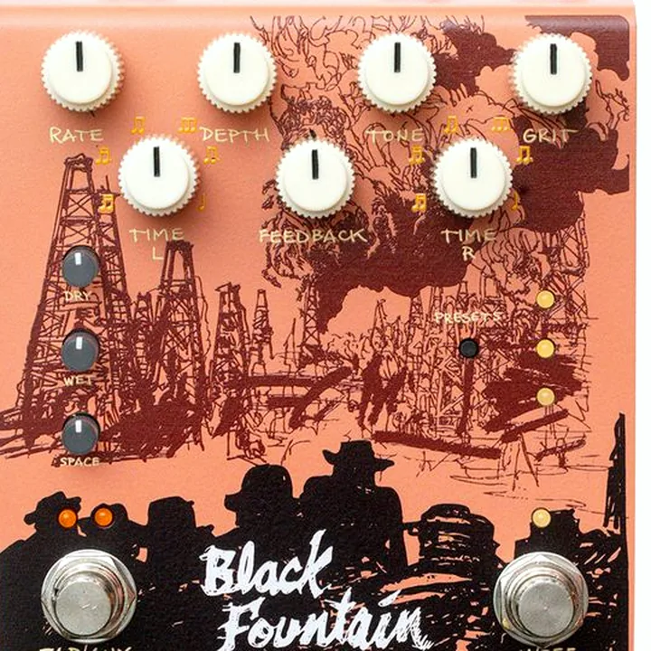 Old Blood Noise Endeavors Black Fountain Stereo Delay TE Avis et Test