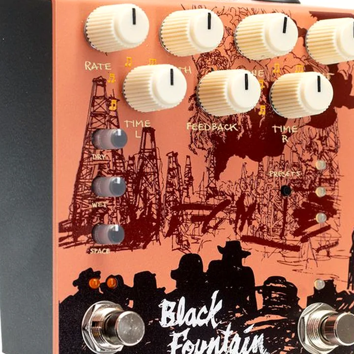 Old Blood Noise Endeavors Black Fountain Stereo Delay TE Avis et Test