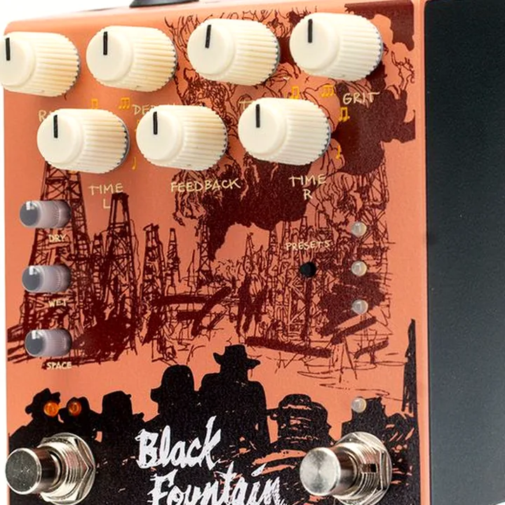Old Blood Noise Endeavors Black Fountain Stereo Delay TE Avis et Test