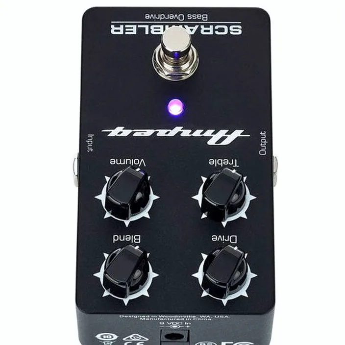 La pédale Ampeg Scrambler Bass Overdrive / Avis, Test