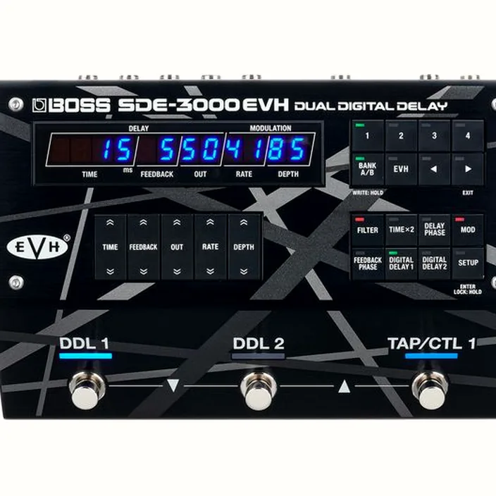 La pédale Boss SDE-3000 EVH Dual Delay / Test & Avis