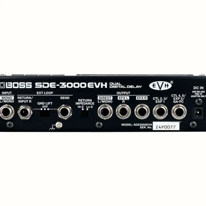 La pédale Boss SDE-3000 EVH Dual Delay / Test & Avis